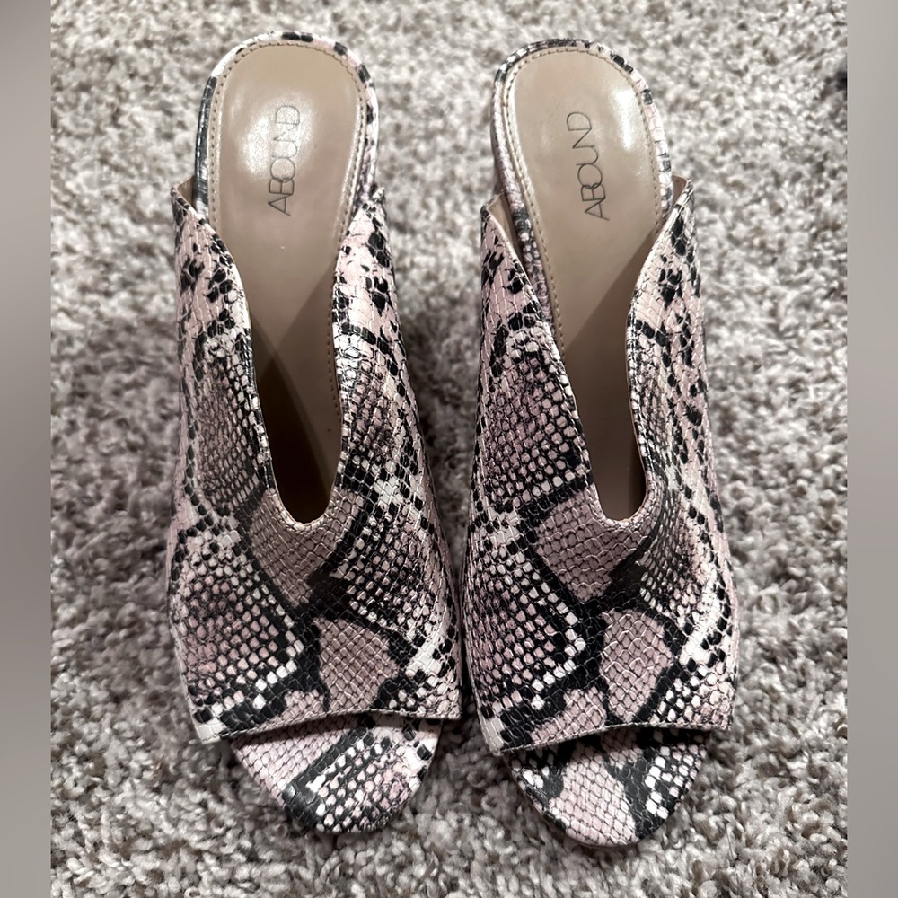 Abound Snake Skin Sandals/Heels